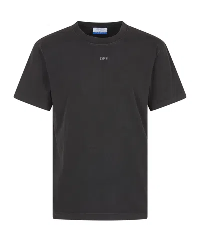 OFF-WHITE OFF-WHITE LOGO PRINTED CREWNECK T-SHIRT