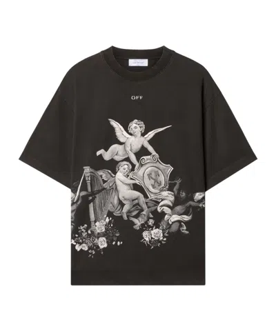 Off-white Short-sleeved T-shirt In Black