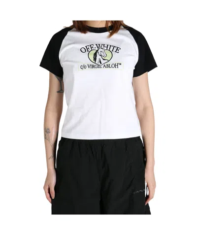 Off-white Short-sleeved T-shirt In Black