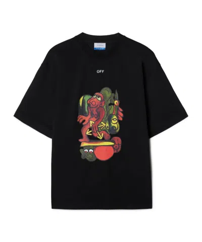 Off-white Short-sleeved T-shirt In Black