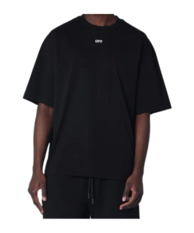 Off-white Short-sleeved T-shirt In Black