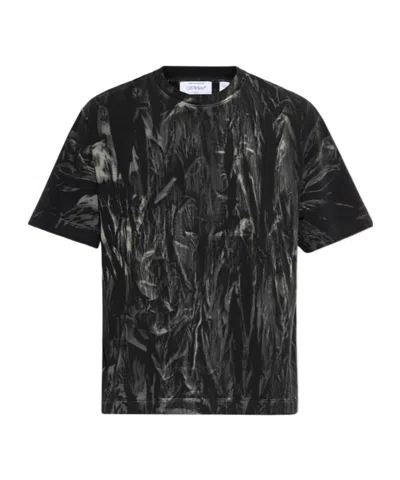 Off-white Short-sleeved T-shirt In Black