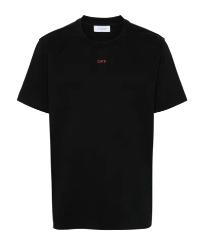 OFF-WHITE OFF-WHITE CREWNECK SHORT-SLEEVED T-SHIRT