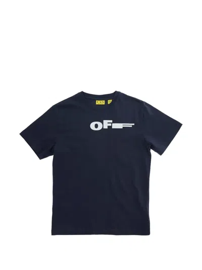 Off-white Kids' Short-sleeved T-shirt In Blue