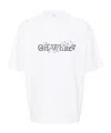 Off-white Bookish Flower Skate T-shirt In White
