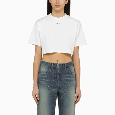 OFF-WHITE OFF-WHITE™ SHORT T-SHIRT WITH LOGO
