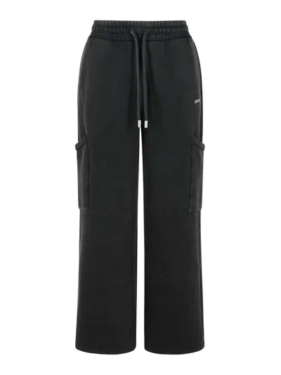 Off-white Cargo Book Black Cotton Pants