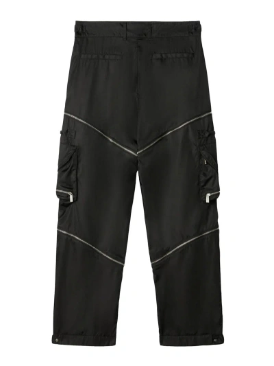 Off-white Nylon Cargo Pants In Black