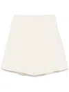 Off-white Off Ao Terry Bowling Shorts In White