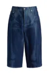 Off-white Skeleton Denim Bermuda Shorts