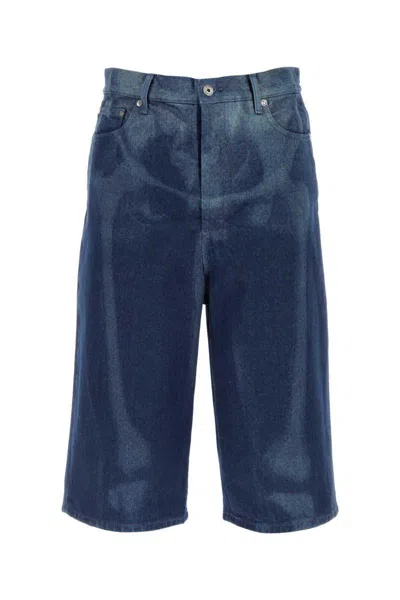 Off-white Shorts In Blue