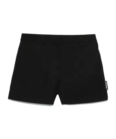 OFF-WHITE VIRGIN WOOL SHORTS