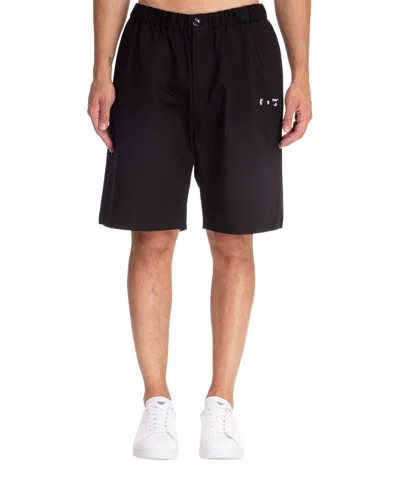 Off-white Shorts In Black