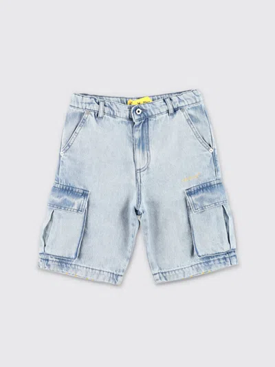 Off-white Denim Cargo Shorts Kids