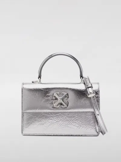Off-white Shoulder Bag  Woman Color Silver In Metallic