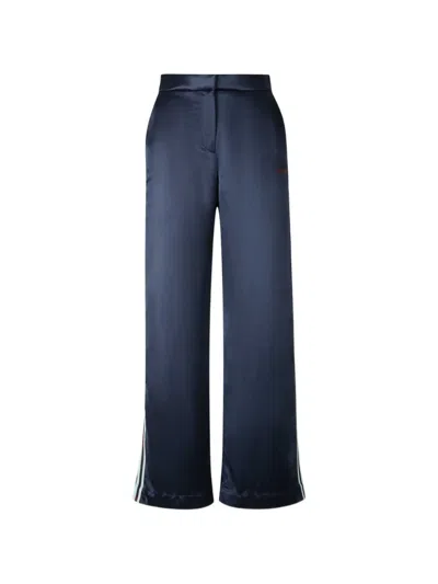 Off-white Side-stripe Trousers In Blue