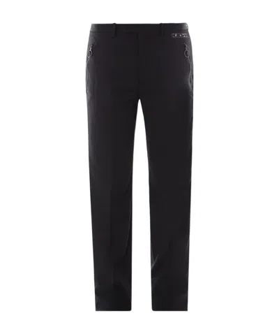 Off-white Side-stripe Tuxedo Trousers In Black