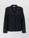 Off-white Women's Logo Jacquardard Pajama Shirt In Black