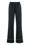 Off-white Silk Blend Trousers