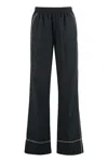 Off-white Silk Blend Trousers