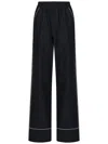 Off-white Off White Jacquard Pijama Pants In Black