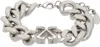 Off-white Silver Arrow Chain Bracelet In Silver - No Color