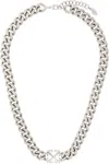 Off-white Silver Arrow Chain Necklace In Silver - No Color