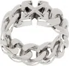 Off-white Silver Arrow Chain Ring In Silver - No Color