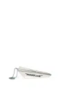 Off-white Silver Paper Plane Clutch