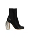 Off-white Silver Spring Ankle Boot In Silver