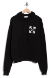 Off-white Single Arrow Graphic Hoodie In Multi