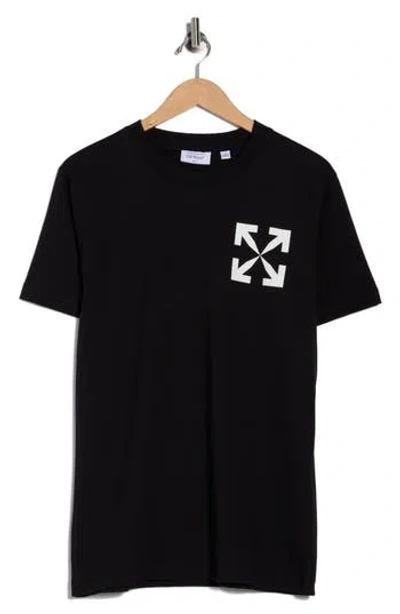 Off-white Single Arrow Slim Fit Short Sleeve T-shirt In Black
