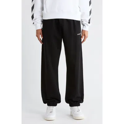 Off-white Single Arrow Slim Fit Sweatpants In Black