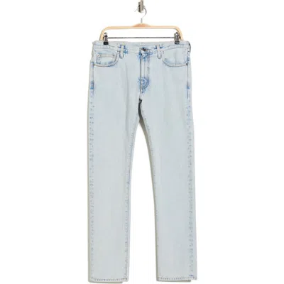 Off-white Single Arrow Slim Jeans In Blue