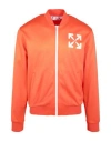 Off-white Single Arrow Slim Track Jacket In Orange