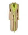 Off-white Double Wool Belted Coat