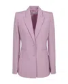Off-white Single-breasted Blazer In Pink