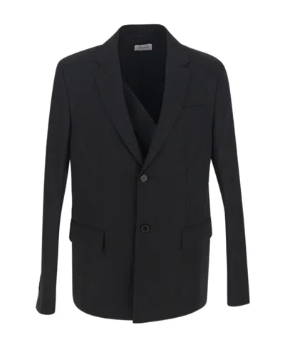 OFF-WHITE OFF-WHITE SINGLE-BREASTED LONG-SLEEVED BLAZER