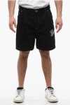 Off-white Off White™ Black Cotton Short With Logo