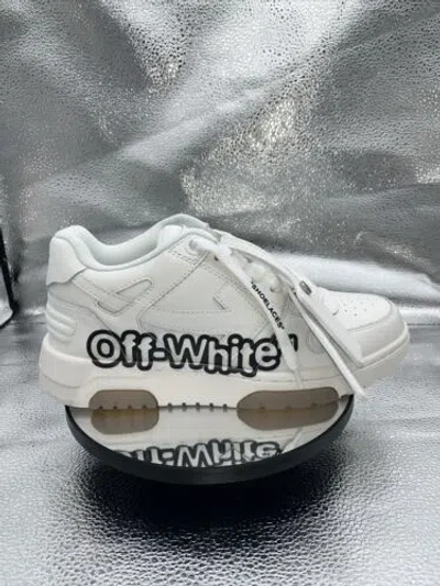 Pre-owned Off-white Size 9 -  Out Of Office Calf Leatherwhite/fuchsia Owia259s22lea0060110