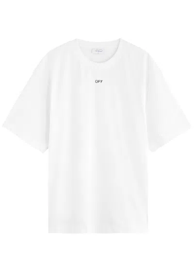 OFF-WHITE OFF-WHITE SKATE ARROW PRINTED COTTON T-SHIRT