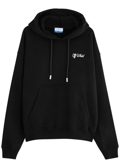 OFF-WHITE OFF-WHITE SKATE HOODED COTTON SWEATSHIRT