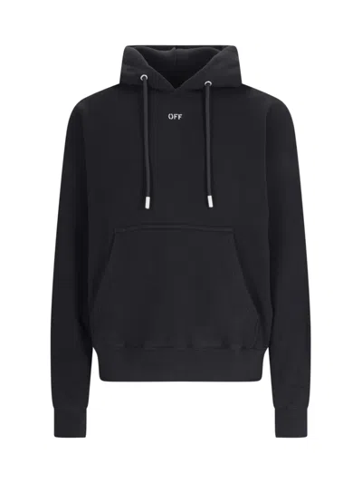 Off-white "skate Hybrid" Hoodie In Black  