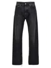 Off-white Skate Straight Denim Jeans Zip Ankles