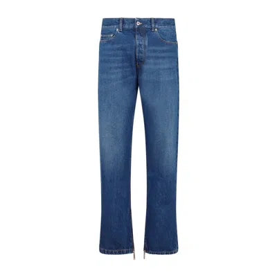 Off-white Off White Mens Arrow Slim Fit Denim Jeans In Blue