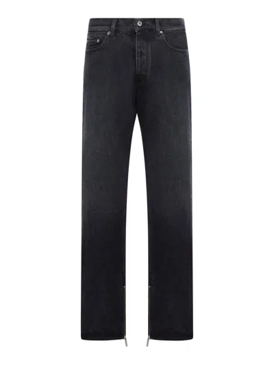Off-white Skate Jeans In Vintage Black