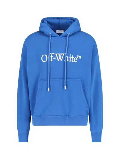 Off-white Man Sweatshirt Blue Size L Cotton