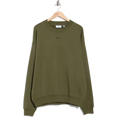 Off-white Skate Logo Sweatshirt In Green
