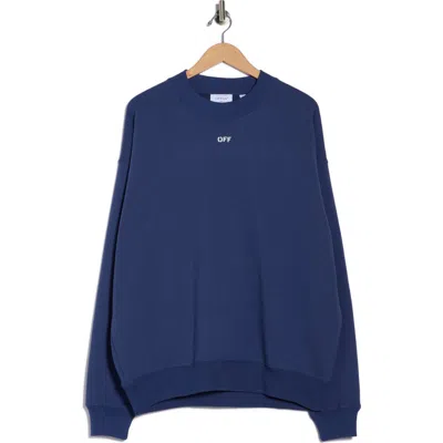 Off-white Skate Logo Sweatshirt In Blue
