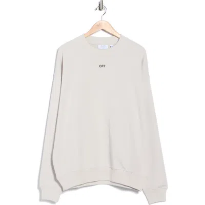 Off-white Skate Logo Sweatshirt In Gray